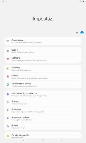 Seleziona Connessioni