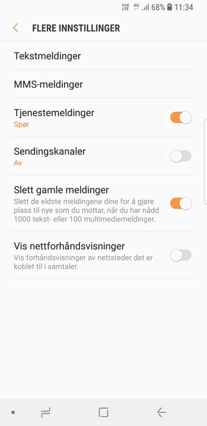 Velg Tekstmeldinger