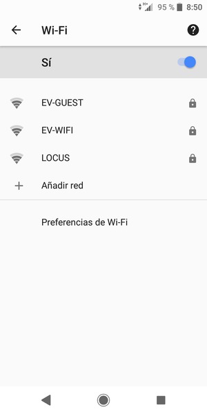 Seleccione la red inalámbrica a la que desea conectarse