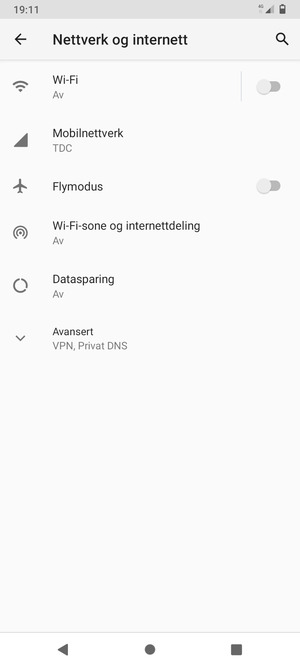 Velg Mobilnettverk