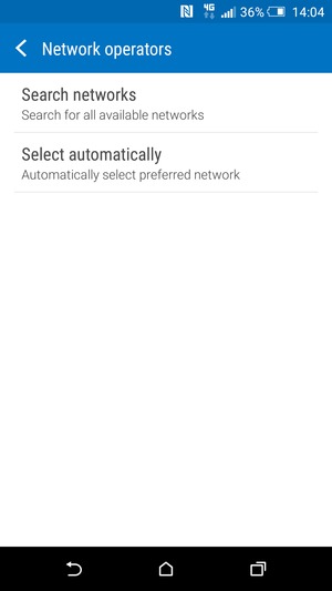 Select Search networks