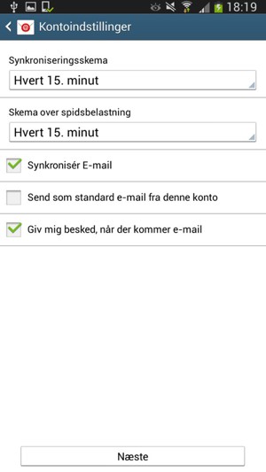 Vælg Næste
