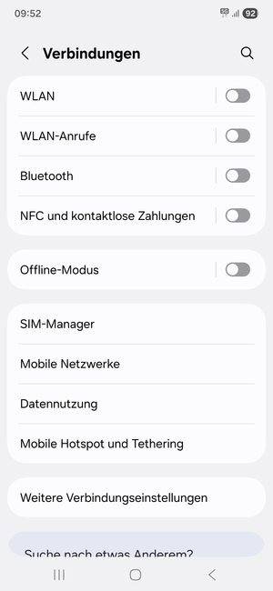 Wählen Sie WLAN