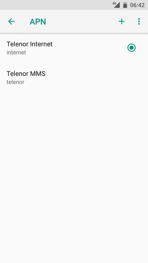 Seleziona il tasto Menu