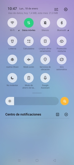 Active Modo de ahorro de ba...