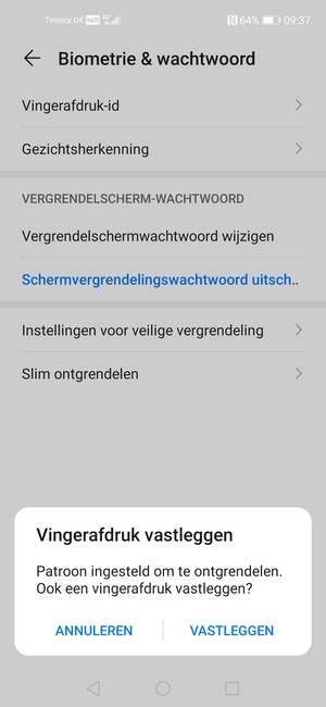 Selecteer ANNULEREN