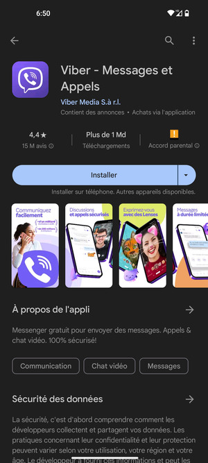 Sélectionnez Installer