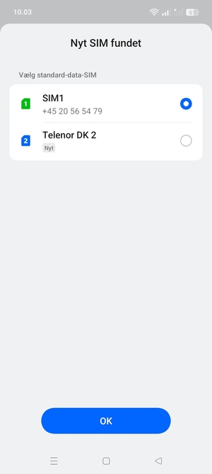 Vælg Public og  OK