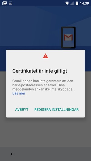 Välj REDIGERA INSTÄLLNINGAR