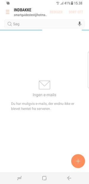Din Hotmail er klar til brug