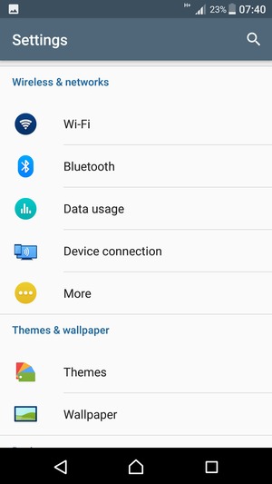 Select Wi-Fi