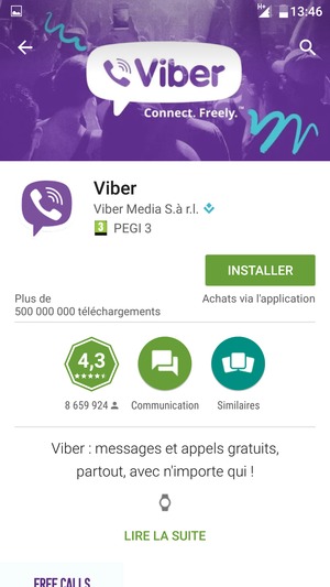 Sélectionnez INSTALLER