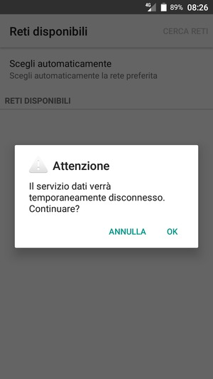 Seleziona OK