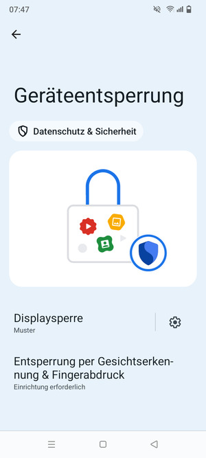 Ihr Handy ist jetzt mit einer Bildschirmsperre gesichert