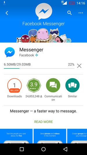 Wait for the installation process to finish