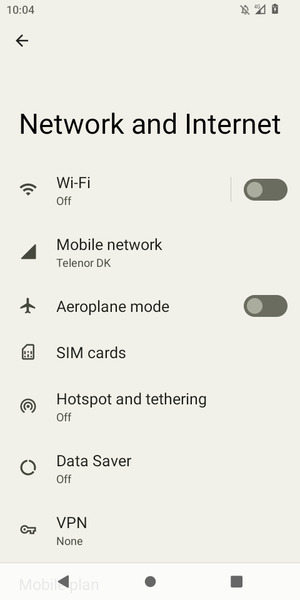 Select Hotspot and tethering
