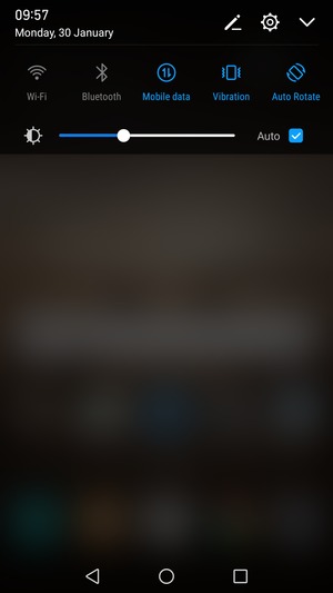 Select Vibration to change to silent mode