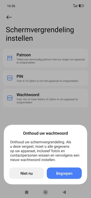 Selecteer Begrepen