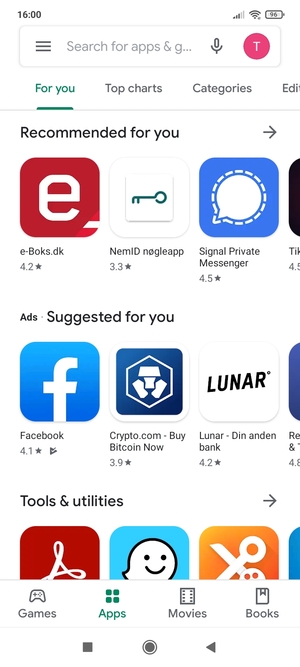 Select the Search bar