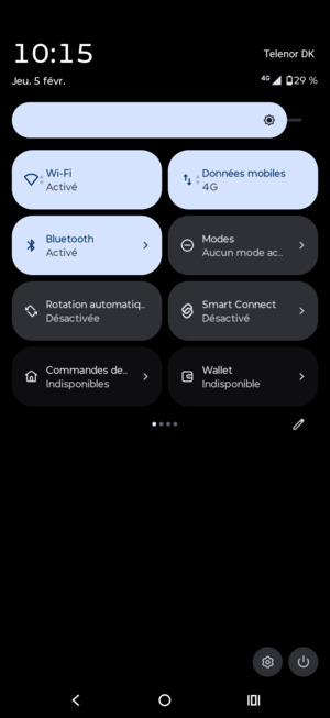 Désactiver le Wi-Fi