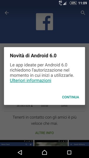 Seleziona CONTINUA