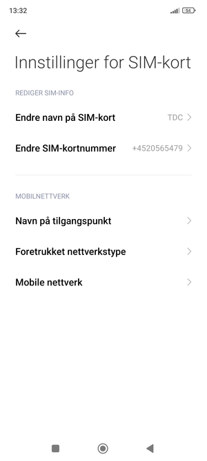 Velg Navn på tilgangspunkt