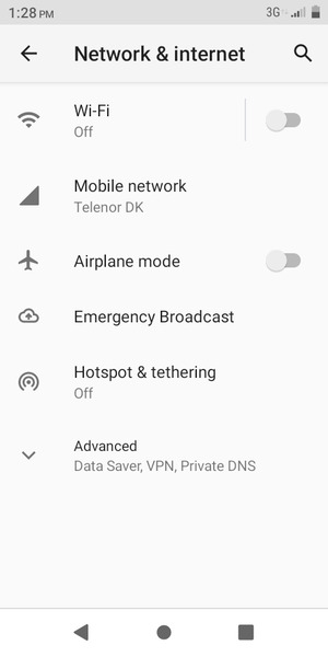 Select Mobile network