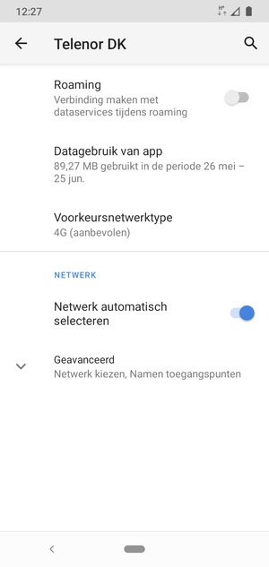 Selecteer Geavanceerd