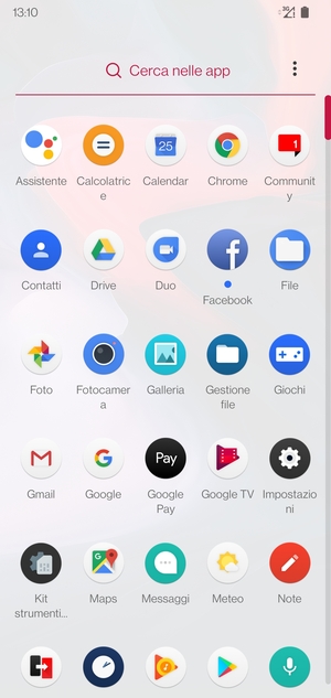 Seleziona Impostazioni