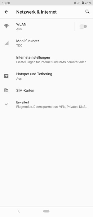 Wählen Sie Mobilfunktnetz