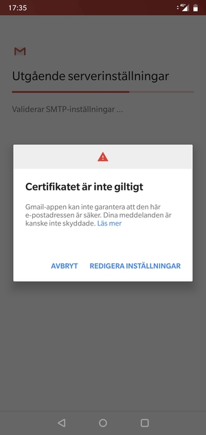 Välj REDIGERA INSTÄLLNINGAR