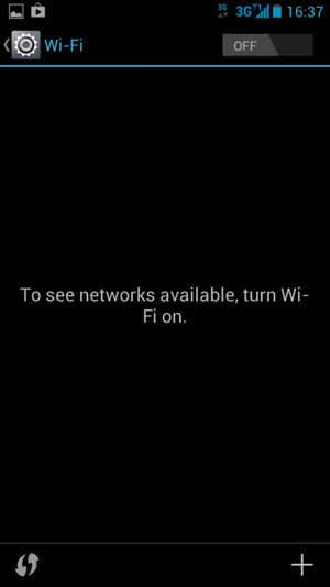 Turn on Wi-Fi