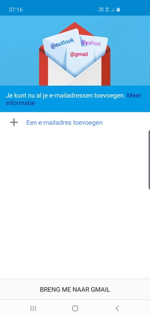 Selecteer Een e-mailadres toevoegen