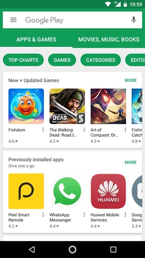 Select the Search bar