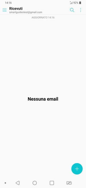 Il tuo Gmail è pronto per l'uso