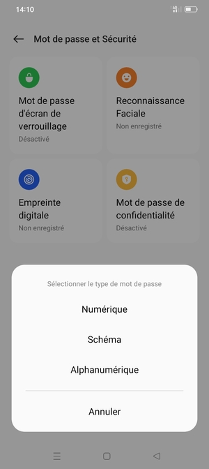 Sélectionnez Schéma