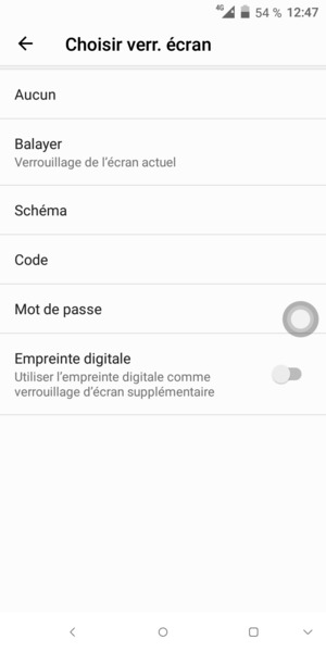Sélectionnez Schéma