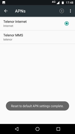 Select New APN