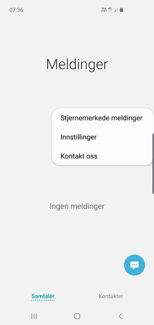 Velg Innstillinger