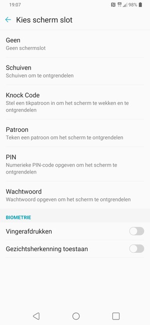 Selecteer Patroon