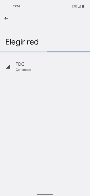 Espere a que la búsqueda termine