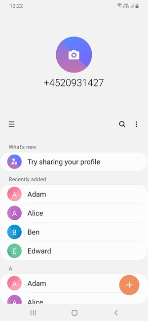 Select the Menu button