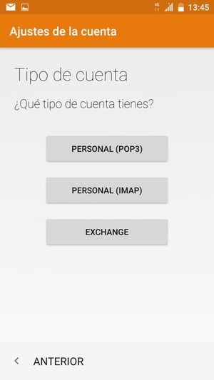 Seleccione EXCHANGE