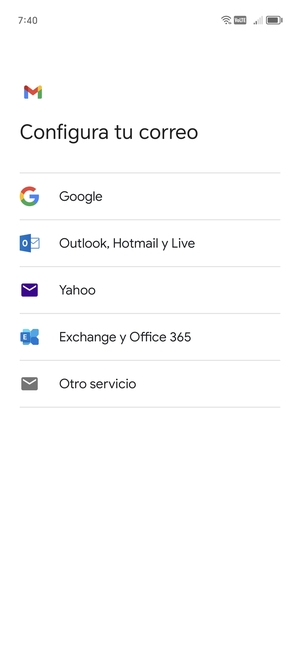 Seleccione Google