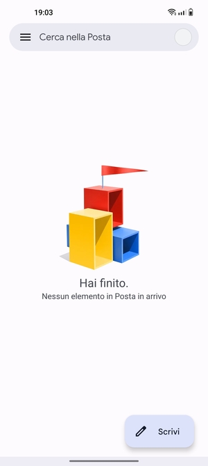 Il tuo Gmail è pronto per l'uso