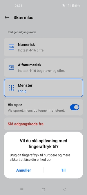 Vælg din foretrukne mulighed