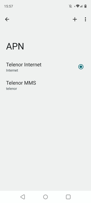 Sélectionnez le bouton du Menu