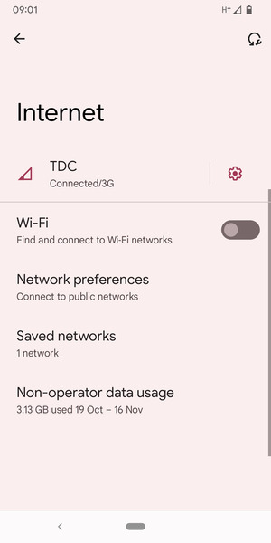 Turn on Wi-Fi