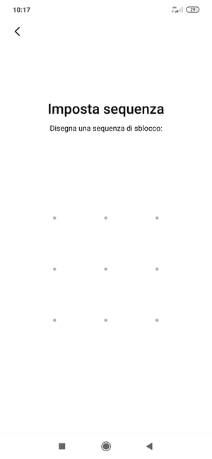 Disegna una sequenza di sblocco