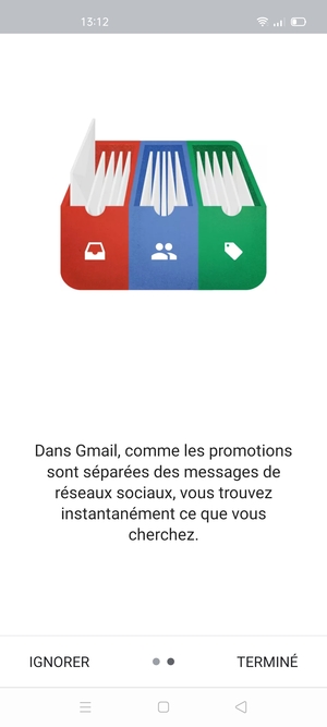 Sélectionnez TERMINÉ